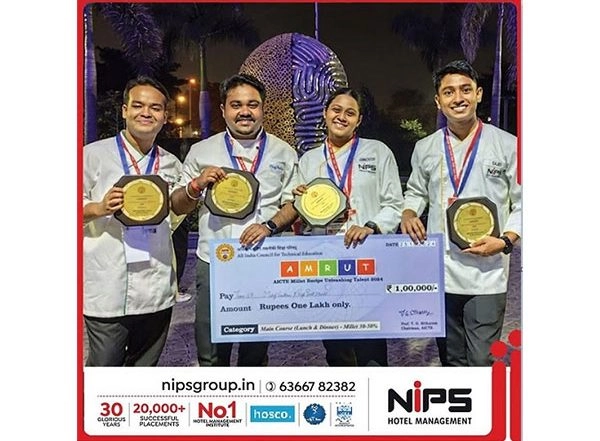 Business News | NIPS Wins National Culinary Title at Amrut AICTE Millet Recipe Competition