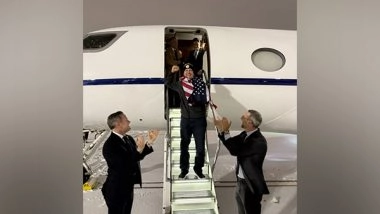 World News | American Teacher Marc Fogel Returns Home After over 3 Years in Russian Detention