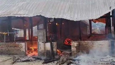 India News | Several Railway Quarters Gutted in Fire at Assam's Lumding
