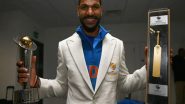Sports News | Shikhar Dhawan Named Official Ambassador of 2025 ICC Champions Trophy