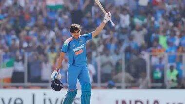 Sports News | Shubman Continues Fine ODI Run with Ton at Ahmedabad, Completes 5,000 International Runs