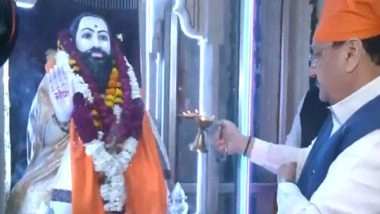 India News | On Sant Ravidas Jayanti, BJP President Nadda Offers Prayers at Delhi Temple