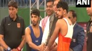 India News | Uttarakhand: CM Dhami Attends Wrestling Competition at 38th National Games