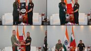 India News | Indian Army's Military Diplomacy Flourishes at Aero India: Gen Upendra Dwivedi Engages with Global Military Leaders