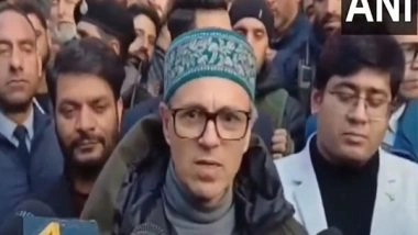 India News | JK CM Meets Families Affected in Ganderbal Forest Fire, Assures Support