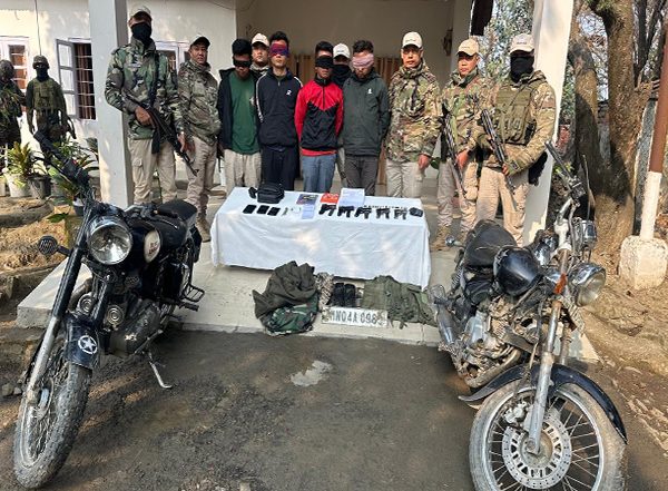 India News | Manipur Police Arrest Four Members of Banned Outfit in Imphal West