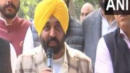 India News | Punjab CM Bhagwant Mann Announces 1,746 New Police Department Posts