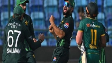 Sports News | Pakistan's Shaheen Shah Afridi, Saud Shakeel, Kamran Ghulam Fined for Breaching ICC Code of Conduct