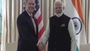 World News | PM Modi Holds Bilateral Meeting with US NSA Michael Waltz at Blair House