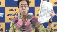 India News | BJP Has No Intention of Fulfilling Poll Promises, Says Atishi