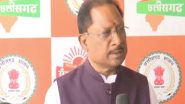 India News | Chhattisgarh CM Vishnu Deo Sai Confident of BJP's Victory in Municipal Elections