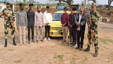 India News | BSF Meghalaya Foils Illegal Infiltration Attempts, Apprehends 14 Bangladeshi and 3 Indian Touts