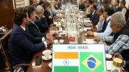 World News | MoS Agriculture Underscores India-Brazil Ties During Meeting with Governor Ronaldo Caiado