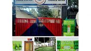 Business News | Smiling Tree Turns Maurice Nagar Police Station Green with Vertical Gardens and Blooming Flowers