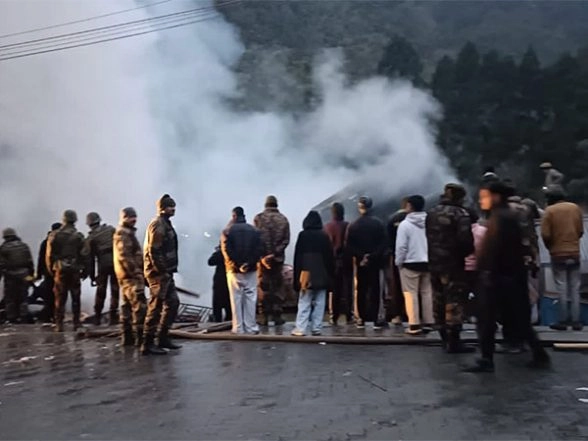 Massive Blaze Erupts at Arunachal Pradesh’s Tenga Market,