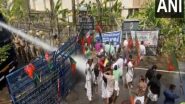 India News | Kerala: BJP Workers Protest Outside Kottayam College over Ragging Incident; Police Use Water Cannons