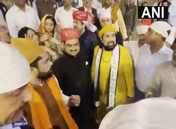 Business News | Gautam Adani, His Wife, Offer 'chadar' at Ajmer Sharif Dargah