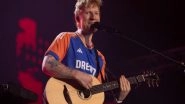 Ed Sheeran Gurugram Concert 2025: Singer Dazzles Fans in Indian Cricket Team Jersey Amid Electrifying Performance