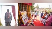India News | MP CM Unveils Former PM Late Atal Bihari Vajpayee's Statute in Morena