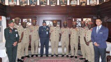 World News | Malawian Defence Delegation, Led by General Paul Valentino Phiri, Visits NDC in New Delhi