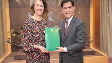 World News | Taiwan's Foreign Minister Meets UK MP Sarah Champion, Thanks Her for UK's Strong Support