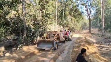 India News | Road to Bring Fortune in Villages of Chhattisgarh's Balrampur District at Jharkhand Border