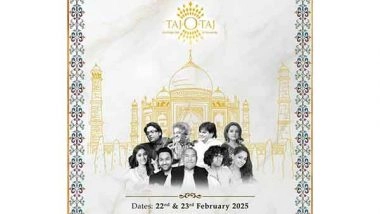 Business News | Pandit Jasraj Cultural Foundation to Host the Inaugural HSBC Taj O Taj Festival, Agra