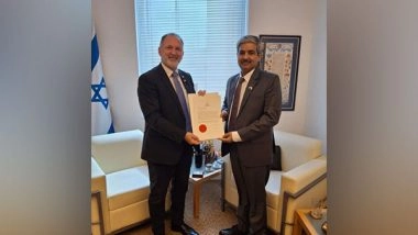 World News | Indian Ambassador-designate to Israel Presents Credentials to Chief of State Protocol Gil Haskel