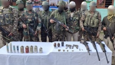 India News | Security Forces Recover Arms and Ammunition, Apprehend 16 Cadres from Several Districts of Manipur