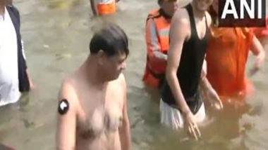 India News | Assam CM Takes Holy Dip at Sangam, Calls Sanatan 'past, Present and Future of the World'
