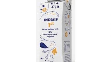 Business News | Tetra Pak Introduces Packaging with Certified Recycled Polymers in India