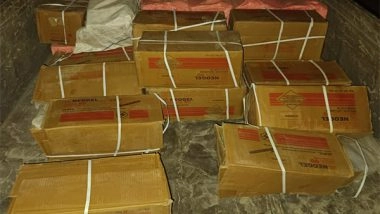 India News | Aizawl: Assam Rifles Seizes Vehicle with 623 Kg of Emulsion Explosives, 3 Held