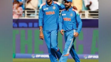 Sports News | Champions Trophy: Virat Kohli Surpasses Azharuddin's 156 Catches, Becomes Indian with Most Catches ODIs