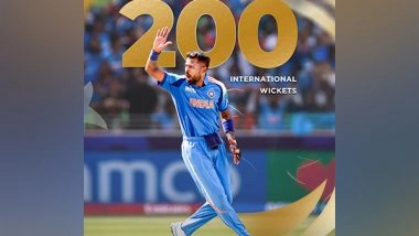 Sports News | CT 2025: Hardik Pandya Completes 200 International Wickets