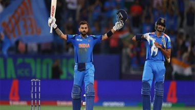 Sports News | Kohli Masterclass at CT 2025: Virat's Century Seals Thrilling Win Against Pakistan, Surpasses Ricky Ponting as 3rd-highest Run-getter in Int'l Cricket