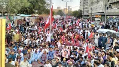 World News | National Highway Blocked in Sindh, Pakistan, as Protests Erupt Against Six Canals