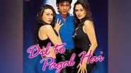 Entertainment News | SRK, Madhuri Dixit, Karisma Kapoor-starrer 'Dil To Pagal Hai' to Be Re-released This Week