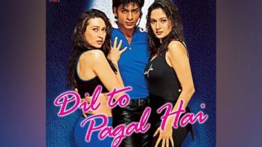 Entertainment News | SRK, Madhuri Dixit, Karisma Kapoor-starrer 'Dil To Pagal Hai' to Be Re-released This Week