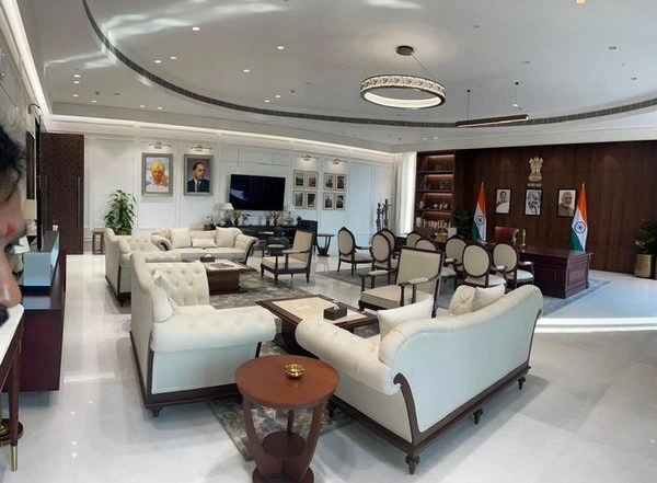 India News | BJP Refutes AAP's Remarks, Says Chambers of Delhi CM Still Contain Pictures of Ambedkar, Bhagat Singh