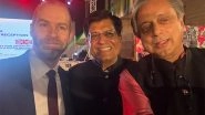 India News | Shashi Tharoor Welcomes FTA Negotiations Between India and UK, Shares Selfie with Piyush Goyal