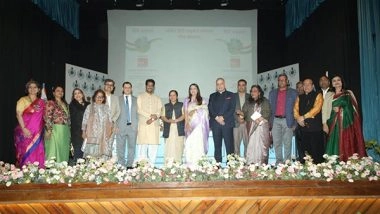 Business News | Deliberation on Hindi's Global Role and Sustainable Development at the 4th Global Hindi Excellence Summit Held in Delhi