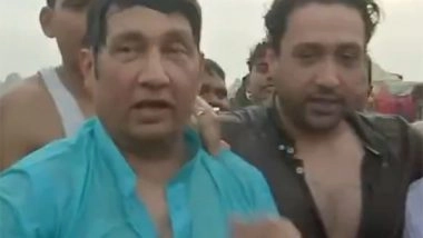 Entertainment News | Shekhar Suman, Son Adhyayan Take Holy Dip at Maha Kumbh