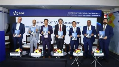 Business News | EDF Hosts Strategic Workshops and Launches Whitepaper on India's PSP Market at ELECRAMA 2025