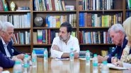 World News | LoP Rahul Gandhi Met with a Delegation from the Board of Directors of the Chicago Council on Global Affairs