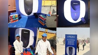 Business News | Pilgrims Embrace Bajaj's 24x7 Seva Kendra at the Maha Kumbh Mela 2025 for Warmth and Comfort