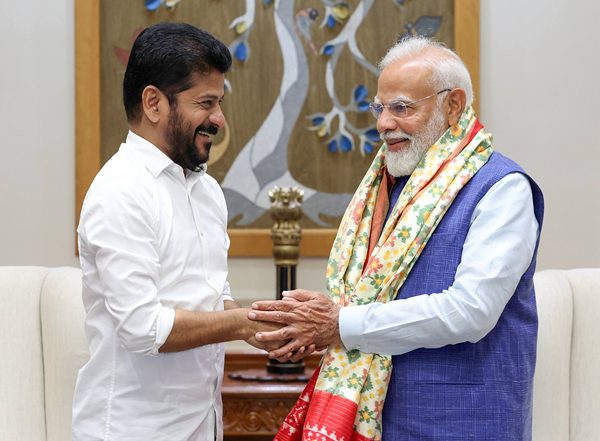 India News | Telangana CM Revath Reddy Meets PM Modi in Delhi