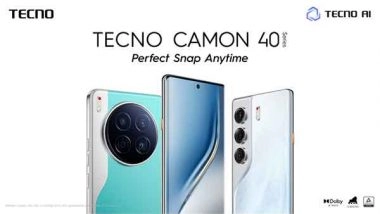 Business News | TECNO Set to Launch Its Groundbreaking AI Product Ecosystem with the Newest CAMON 40 Series