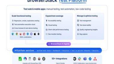 Business News | BrowserStack Unveils Comprehensive Test Platform to Transform Software Testing in the AI Era
