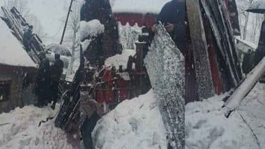 India News | J-K: Village in Bandipora Hit by Snow Avalanche, No Casualities Reported