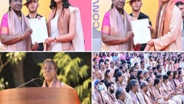 India News | President Murmu Attends NID's Graduation Ceremony in Ahmedabad
